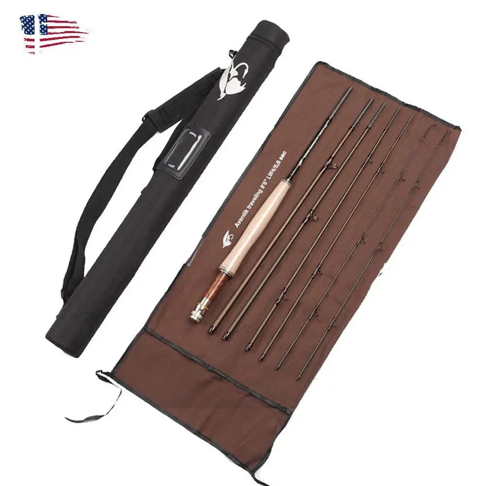US $98.10 Aventik 6 Sections With Extra Tip Section Best Travelling Fly Rod Fast Action For Fly Trout Fly Fishing Rod Trout Fish Rod