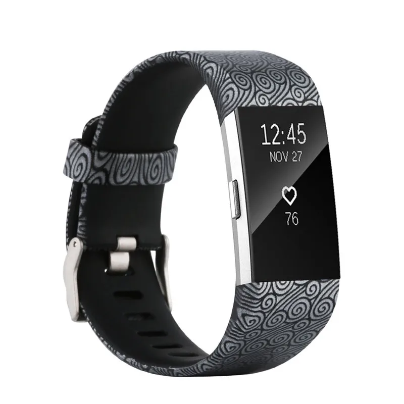 Браслет спортивный для Fitbit Charge 2 сменный силиконовый ремешок смарт часов charge