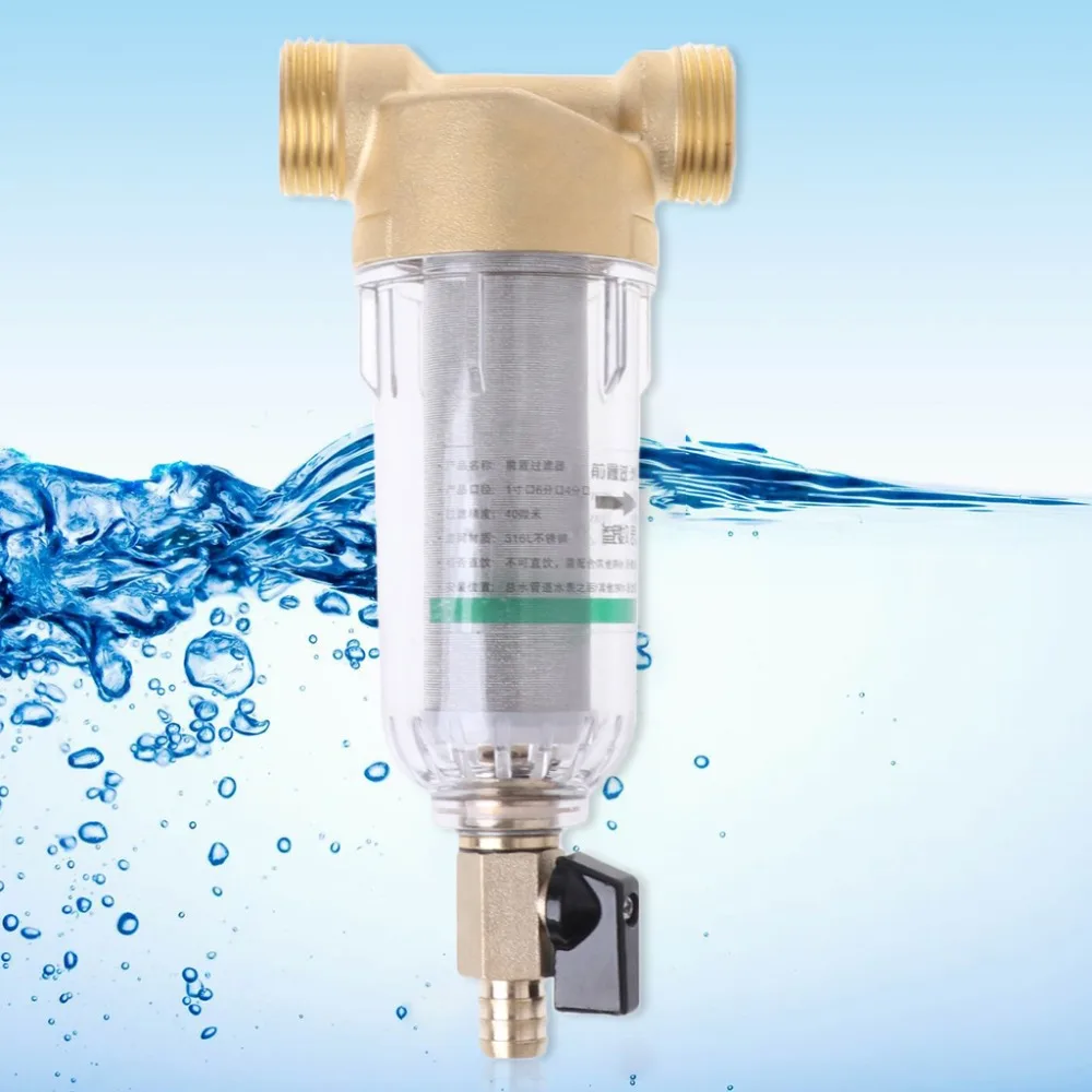 1Set 1 Inch 4 Points / 6 Points Prefilter Stainless Steel Water