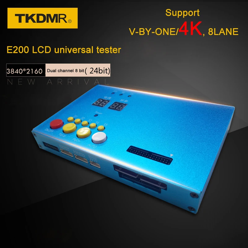 

TKDMR E200 test EDP/LVDS multi-function LCD test stand demo display box supports picture modification video playback