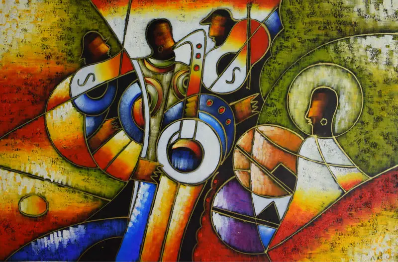 Super World famous paintings Picasso abstract painting Modern Blowing LI-96
