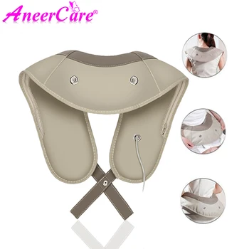

Cervical Massage shawls with Heat Deep Kneading Massager Shoulders Legs Foot Full Body Portable Electric Massager Home Office