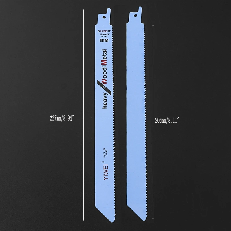 2 шт. BIM 9 дюймов сабельная сабля режущие диски S1122HF для металла дереворежущий инструмент