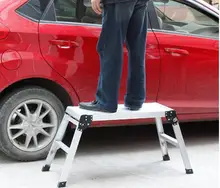 Aluminum Alloy Car Washing Stool Portable Folding Stool Outdoor Fishing Stool