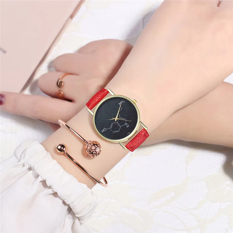 

LASPERAL 2018 Chemical Equation Dial Women Watch New Fashion & Casual Student Quartz Watch Outfit Hand Hour Clock Drop Shipping