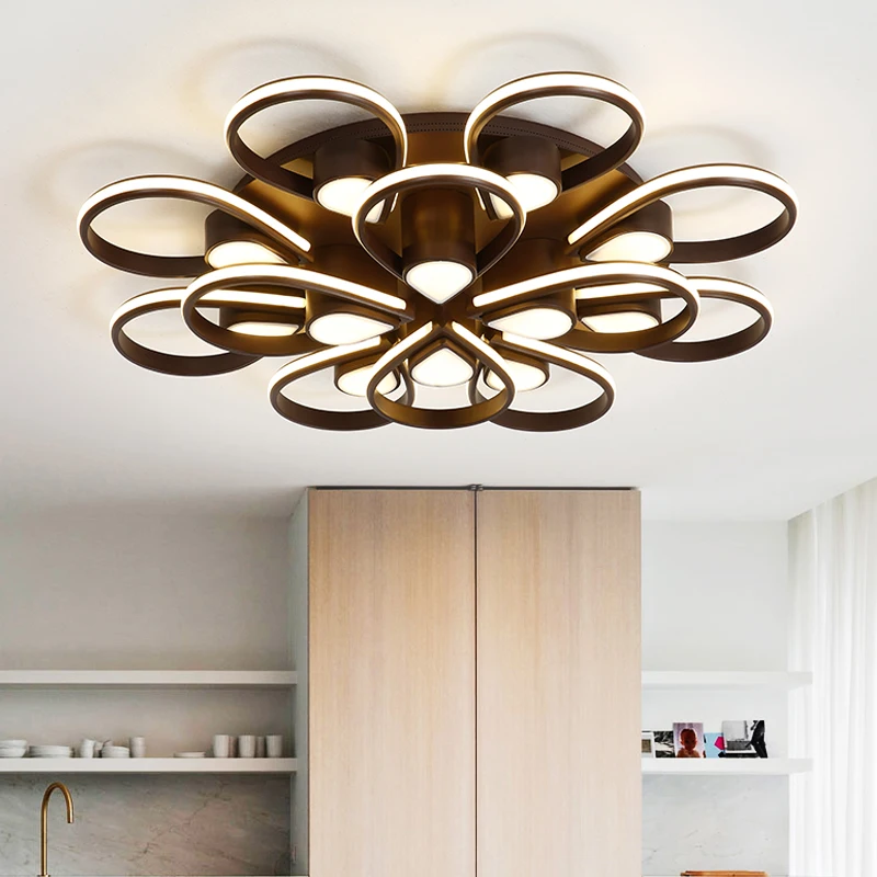 

VEIHAO New Modern Led Chandelier For Living room Bedroom Dinning room Indoor Home Ceiling Chandelier Lamp Lighting Fixtures