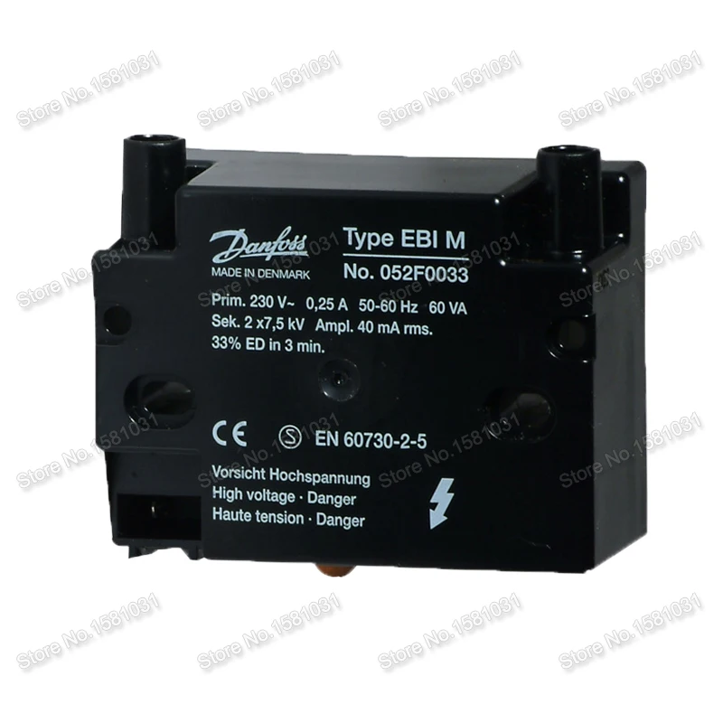 

EBI M No.052F0033 2*7.5KV transformer Gas burner transformer