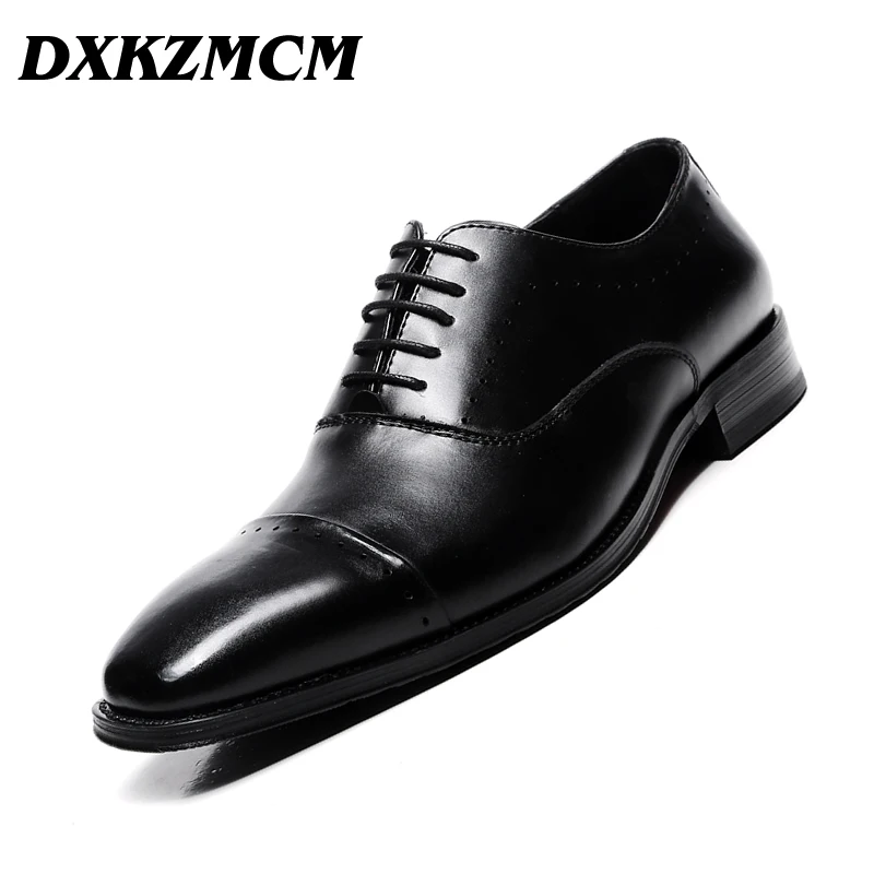 DXKZMCM Handmade Men Brogue Shoes Genuine Leather Lace Up Men Formal Dress Oxfords Party Office Wedding DXKZMCM Handmade Men Brogue Shoes Genuine Leather Lace Up Men Formal Dress Oxfords Party Office Wedding