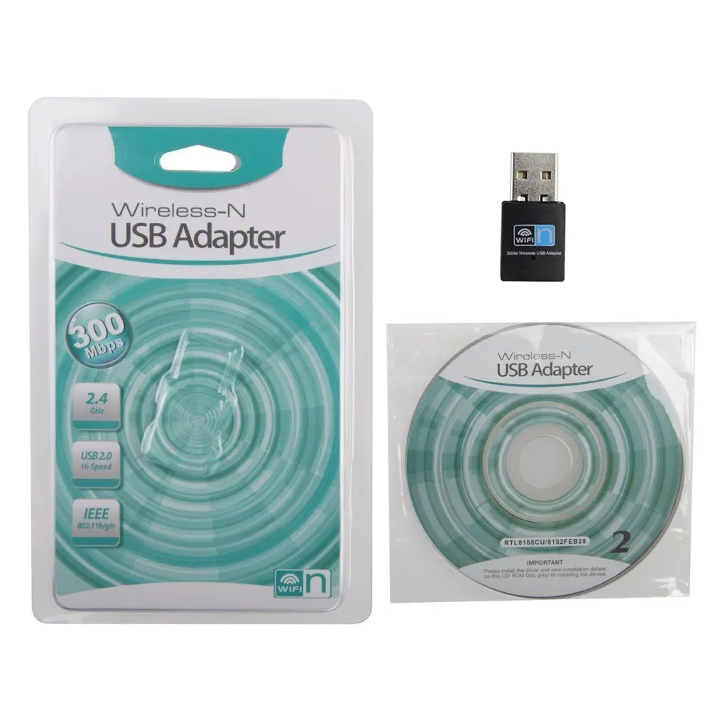 

USB Wi-Fi адаптер LOTEKOO, 300 Мбит/с