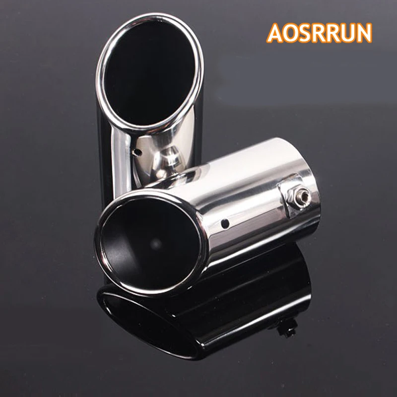 AOSRRUN Exhause tailpipe Exhaust pipe font b Car b font Accessories For 2009 2015 Skoda Octavia