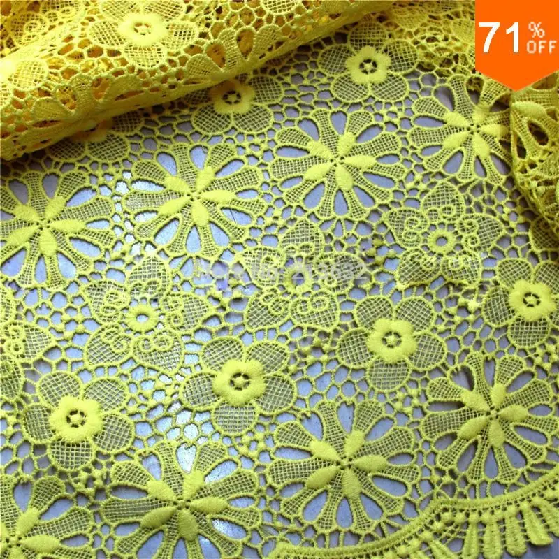 Luxury textile polyester mesh cloth semi circular bead piece embroidery