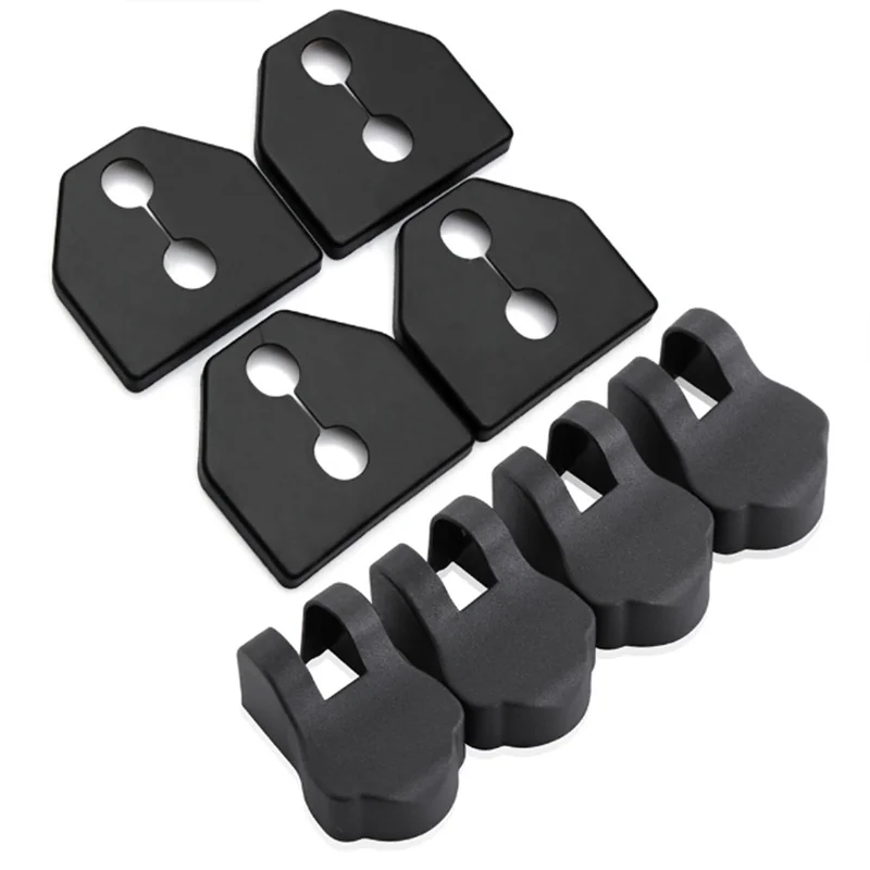 

VCiiC 8pcs/lot Door Lock Cover Lock Protector Stickers For Subaru Forester Outback Legacy Impreza LIBERTY XV Accessories