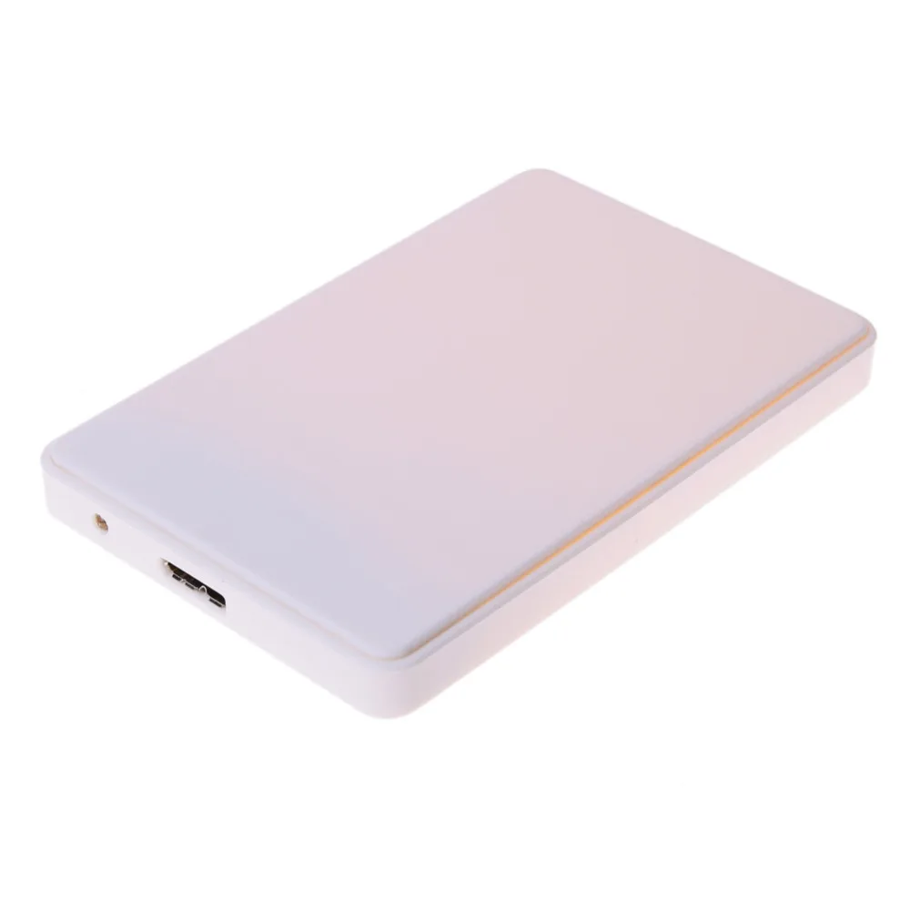 

2.5 Inch USB 3.0 SATA Hard Drive Case White HDD Box HDD External Enclosure Case Up to 2TB Data Transfer Backup Tool for PC