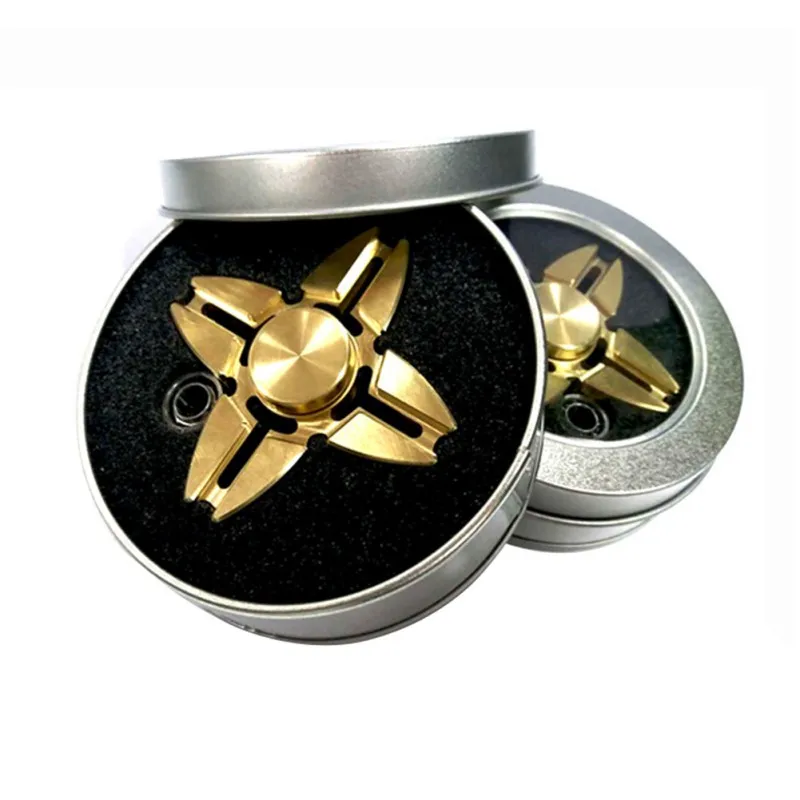 High Quality Gold Fidget Hand Spinner Finger Tri-Spinner Metal Spinner For Autism ADHD Anxiety Stress Toy Gift High Quality Gold Fidget Hand Spinner Finger Tri-Spinner Metal Spinner For Autism ADHD Anxiety Stress Toy Gift