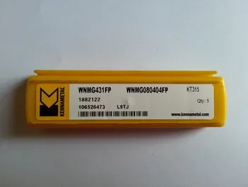 

5PCS KENNAMETAL CARBIDEINSERT WNMG080404FP KT315