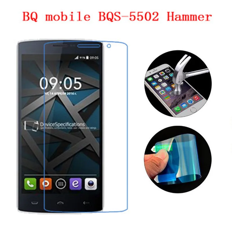 HOT 3PCS For BQ mobile BQS-5502 Hammer Screen Protector Premium Tempered Glass Soft Nano Explosion proof Clear Film Phone Guard | Мобильные