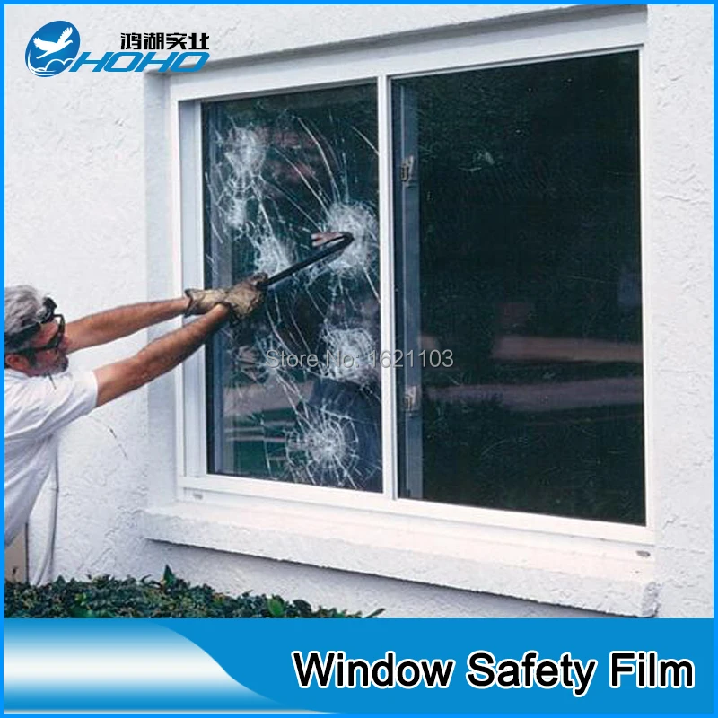 Clear Explosion proof Auto armor safety film/smash & grab window