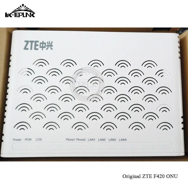 

Original for ZTE F420 EPON ONU ONT With 4 Ethernet Ports and 2 Voice Ports English interface Simple and stylish hot products
