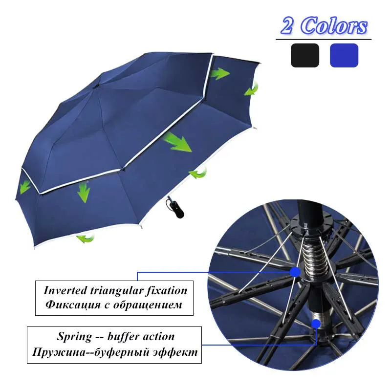 strong windproof folding umbrella