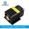 GKTOOLS 445nm 7500mW 12V Fixed Focus Laser Module Diode TTL /PWM Marking Stainless Steel DIY Laser Engraver Cutter FB05D7500mw ► Photo 1/6