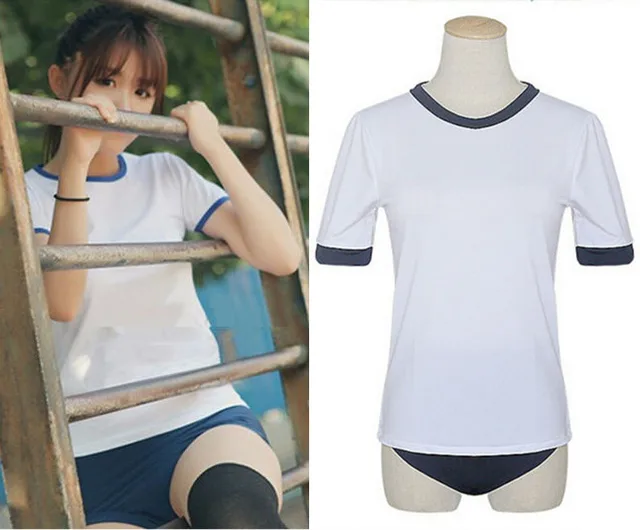 Cute Japanese School Girl Sportwear Bloomers Inu Boku Secret Service