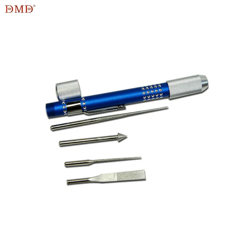 

DMD Jewelry Grinding Tools Diamond Plating Blue Reamer Use for Drilling and Polishing of DIY Making