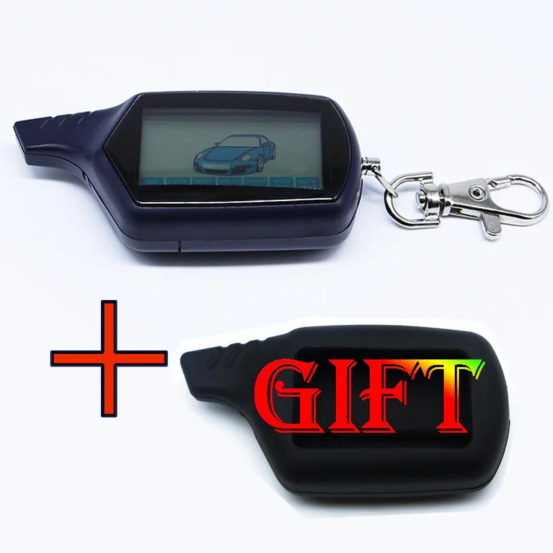 

Starline b6 Russian version Twage B6 LCD Remote for starline B6 car remote controller two way car alarm system