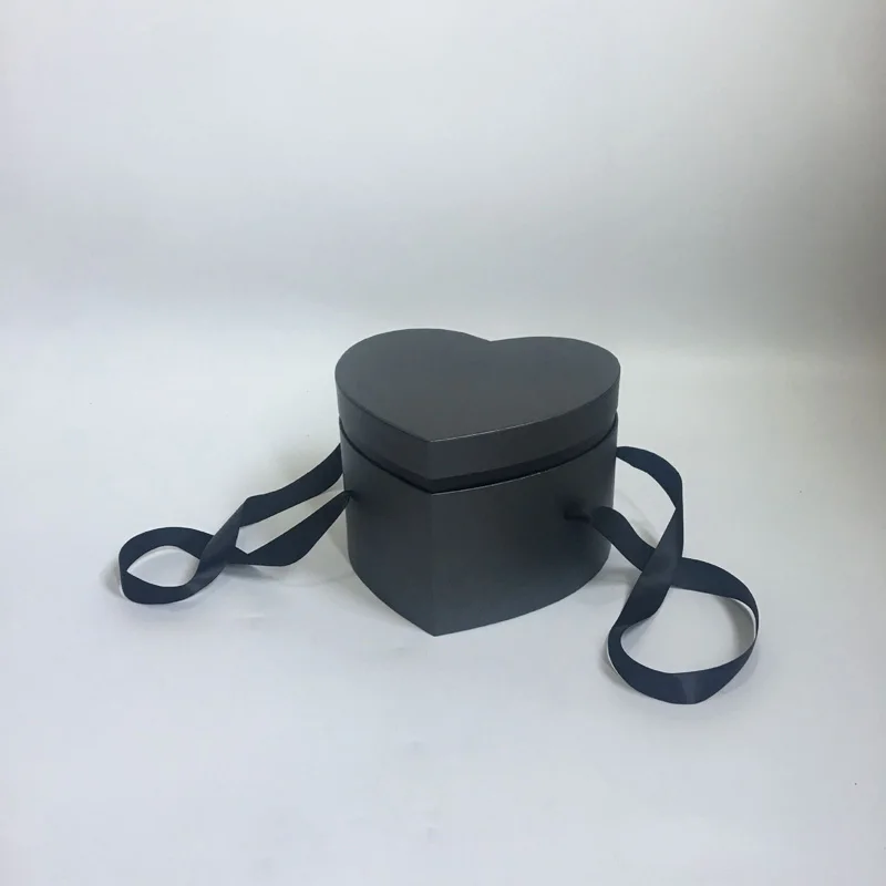2pcs-11% Новая мода двойной слой с аппликацией в форме сердца и цветами коробка подарочная коробка коробки праздничные вечерние подарок свадебное оформление коробки