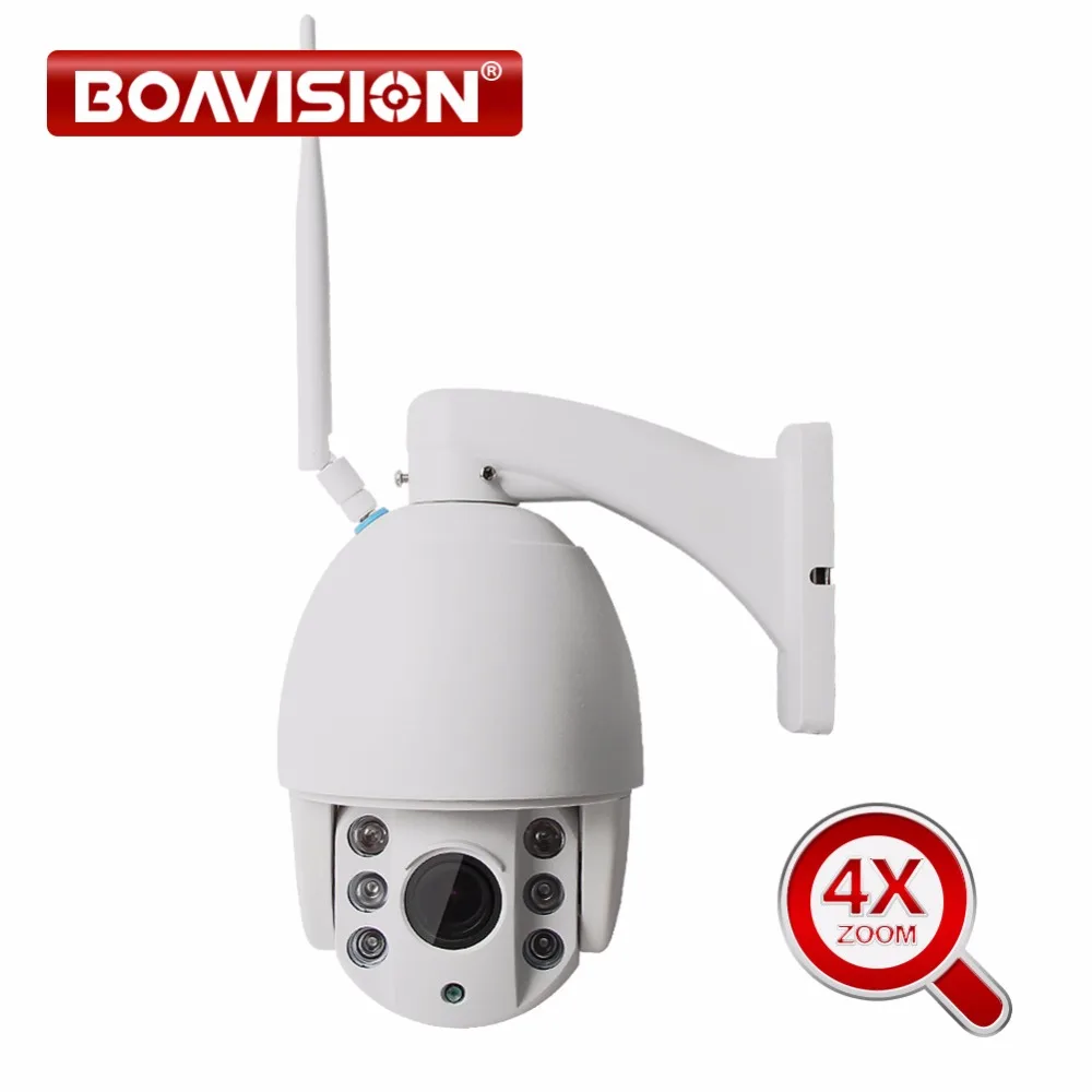 

PTZ Speed Dome Wireless IP Camera WIFI 1080P Outdoor 4X Zoom Lens Surveillance CCTV Security Network Camera ONVIF IR 60M