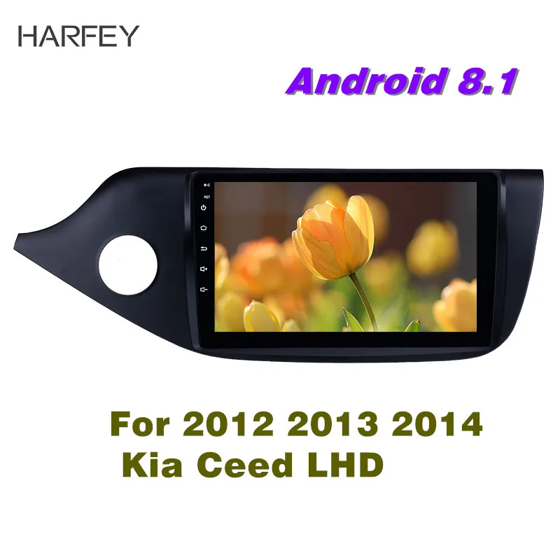 Автомагнитола Harfey для Kia Ceed LHD 2din 9 дюймов Android 10 0 GPS мультимедийный плеер с USB Wi Fi