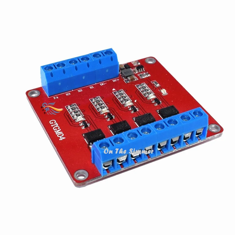 

GTGM04/4 path solid state relay module / high level trigger /48V/1A/ optocoupler isolation output