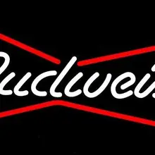 Стеклянный неоновый светильник Budweiser