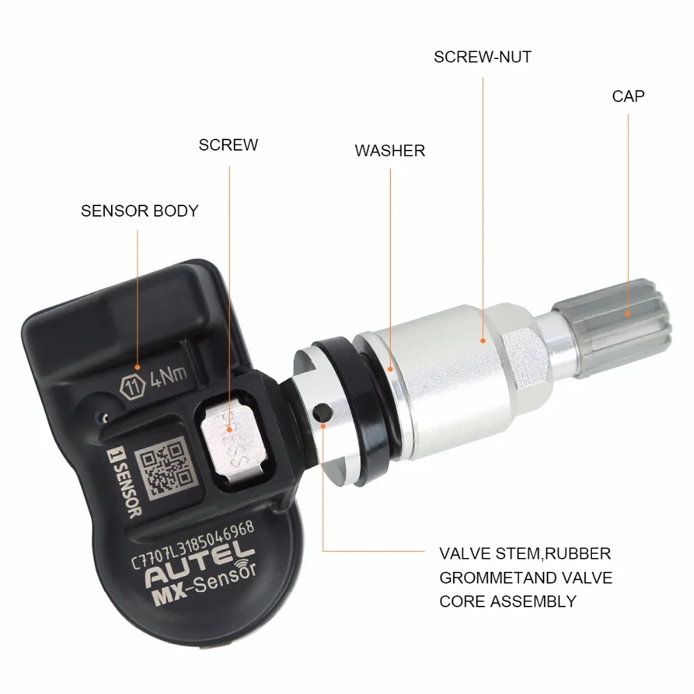 Autel MaxiTPMS TS401 TPMS инструмент для переучиваться процедура руководство и читать Дата датчик сканер активировать TPMS 315 мГц& 433 мГц датчик