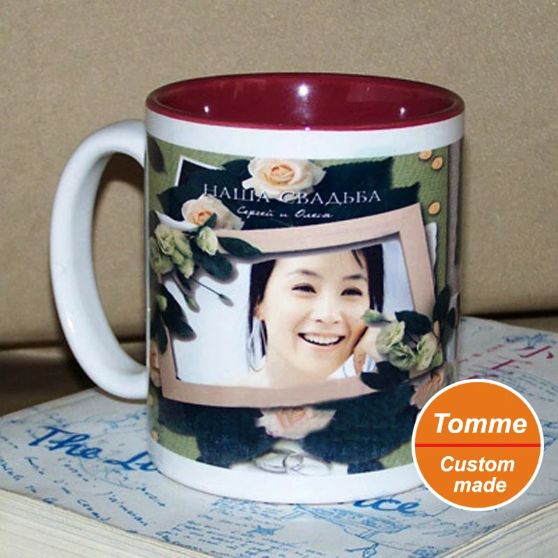 Personality Custom Made Diy Inside Colorful Cup Coffee Mug Pouring Personality Custom Made Diy Inside Colorful Cup Coffee Mug Pouring Print Your Photo Painting Picture Promos Logo Gift In Mugs From Home Garden On