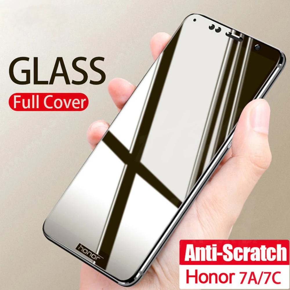 

glass for huawei honor prime 2018 phone screen protector protective film for huawei 7 7C 7A pro 7X 7S Y5 tempered on the glass