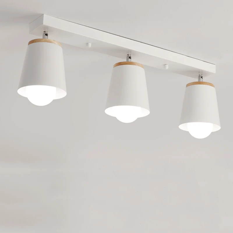 

Simple and modern ceiling lamp adjustment direction creative LED bedroom lights corridor office study personality Nordic light