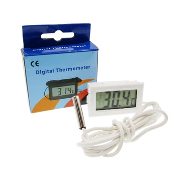 

5pc LCD Display Car Refrigerator Aquarium Fish Tank Embedded Electronic Digital Thermometer