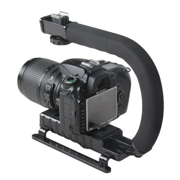 

C Shaped Holder Grip Video Handheld Gimbal Stabilizer for DSLR Nikon Canon Sony Camera and Light Portable Steadicam