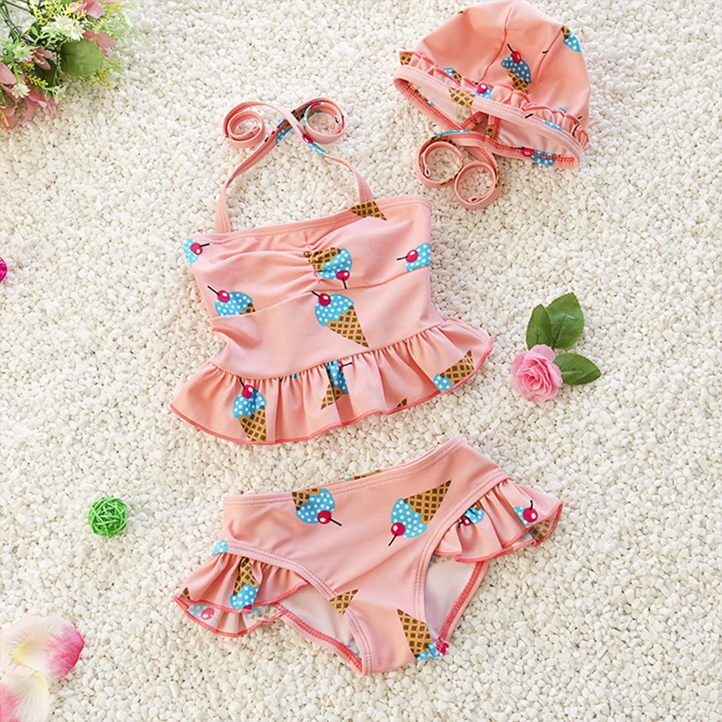 belle ragazze bikini 2017 costume da bagno per bambini regolabile a due pezzi bambini costumi da