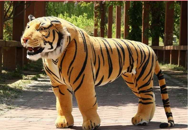 big stuffed tiger
