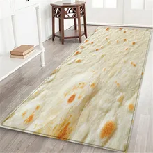 Пол ковры комфорт еда 3d s творения буррито обёрточная бумага одеяло свободный от песка коврик квадратный Ванная Комната 60X180 см Tapete Cozinha