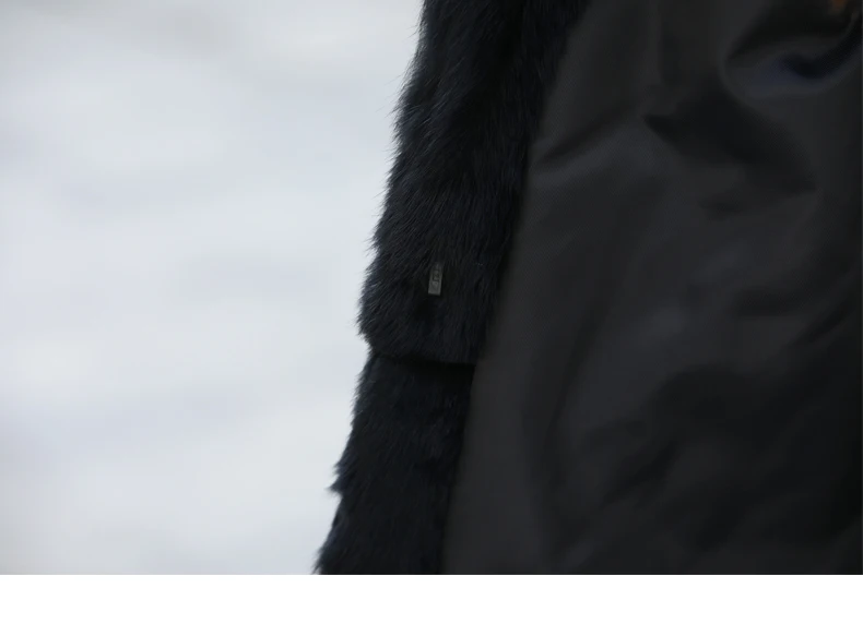 Новинка, настоящее натуральное меховое пальто из натурального кроличьего меха с воротником-стойкой, женская длинная модная меховая куртка из цельной кожи, верхняя одежда