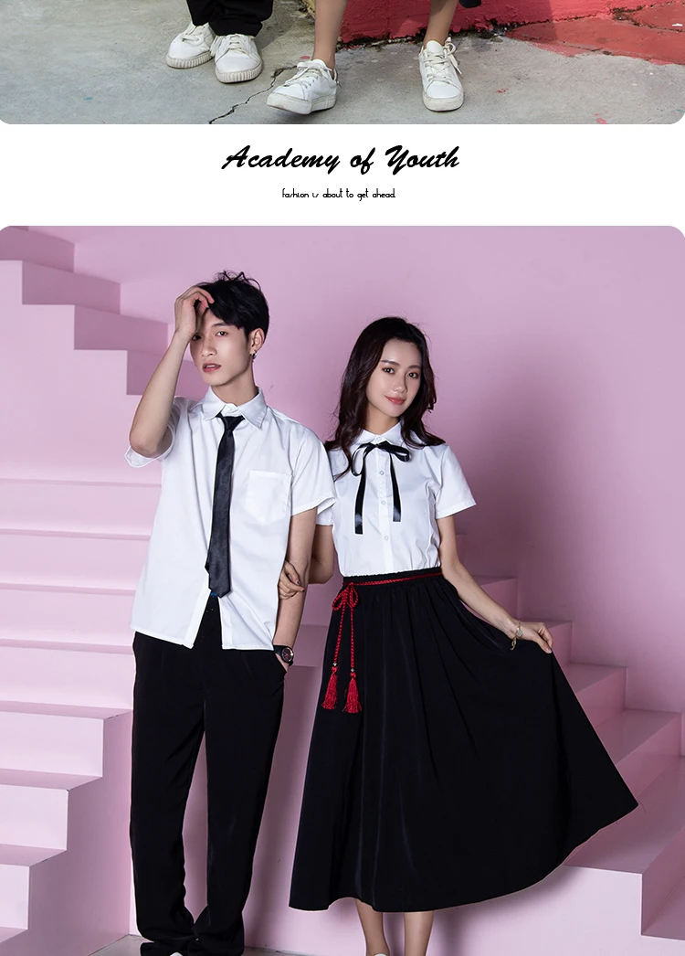 Школьная школьная форма для студентов, летний костюм для девочек, корейский стиль, британский Комплект для мальчиков и девочек, H2429