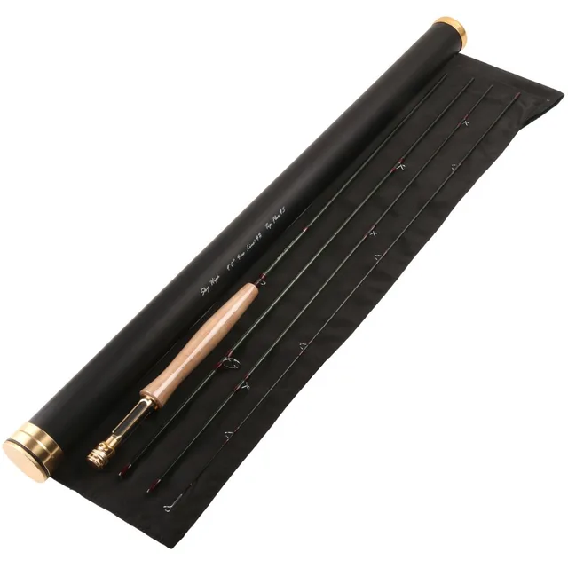 Cheap Skyhigh 9044 IM12 Carbon Fiber 9FT 4WT 4PCS Fast Action Fly fishing Rod