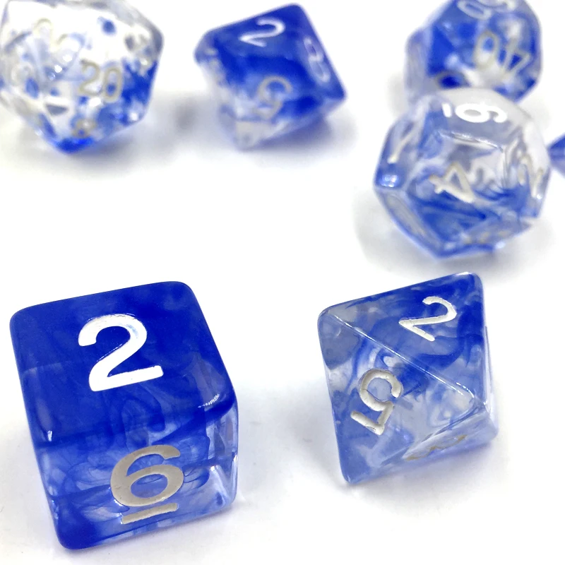 Rollooo Nebula Dice 7 шт./компл. D4 D6 D8 D10 D % D12 D20|Кубики| |