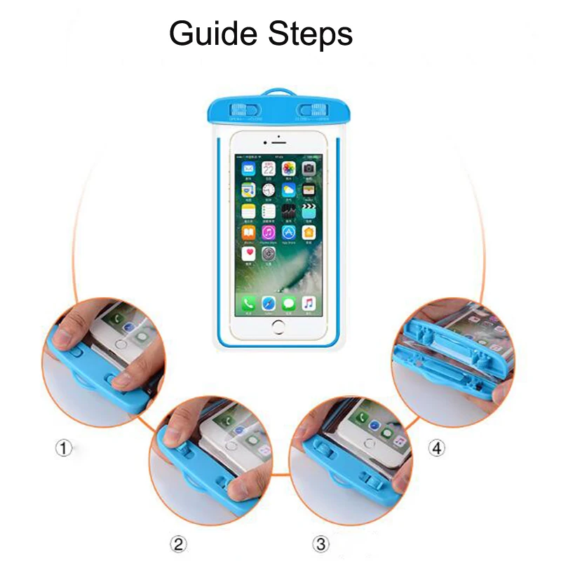 Универсальный чехол водонепроницаемый чехол для телефона для iPhone 11 XS 8 7 6 6S Чехол для samsung Galaxy S9 S10 водонепроницаемый чехол для плавания