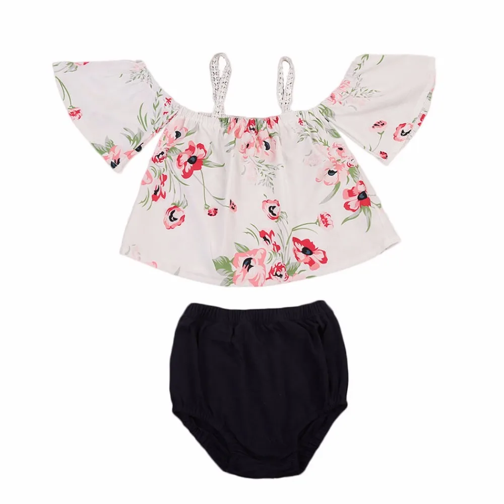 Baby Girls Clothes Set 2017 New Summer Newborn Baby Girl Clothing