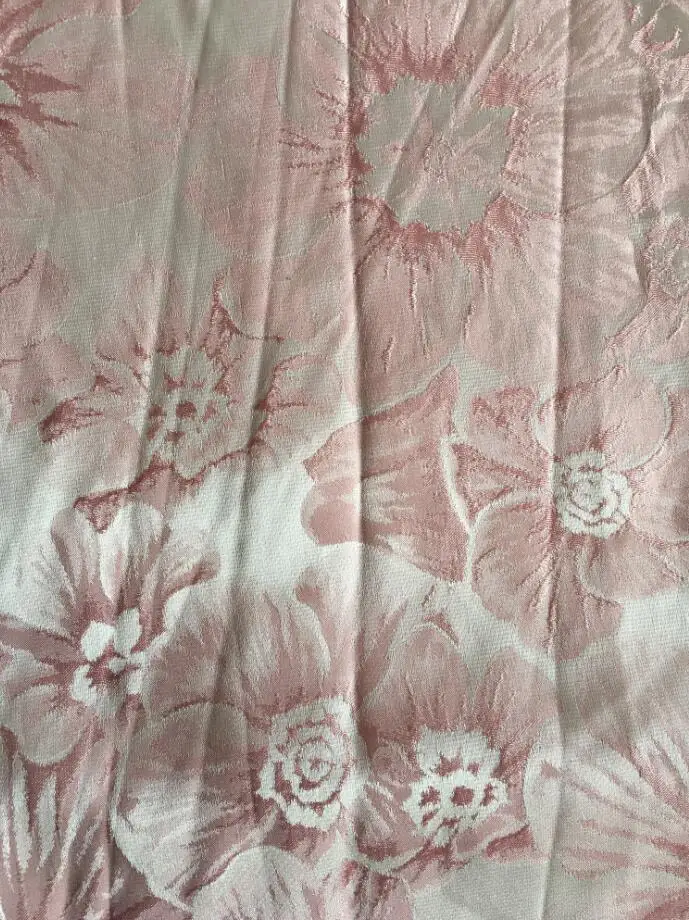 Нежный розовый vogue жаккардовая ткань специальная цена, твердые ткани пальто DIY портной