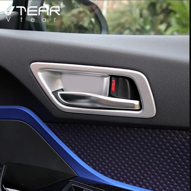 Аксессуары Vtear для Toyota C HR CHR 2019 2018 внутренняя дверная ручка чаша рамка накладка