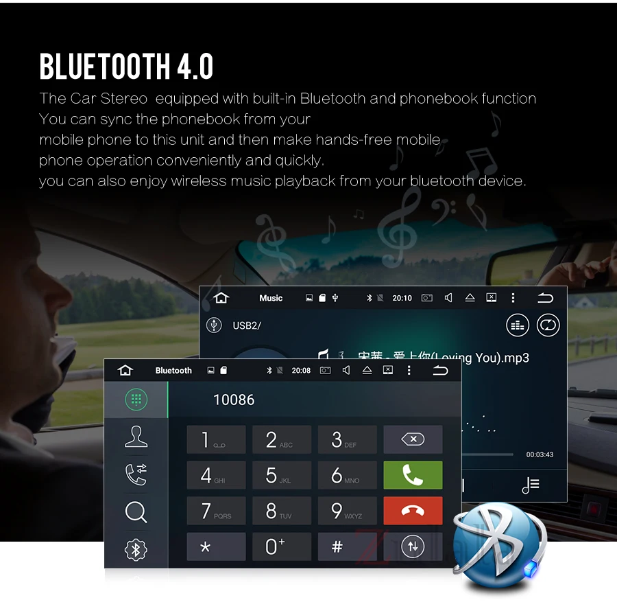 Headunit For Renault Megane 2 Fluence 2002-2008 Android 8.0 Car Stereo DVD Player GPS Navigation 4GB RAM Video Multimedia Radio_06